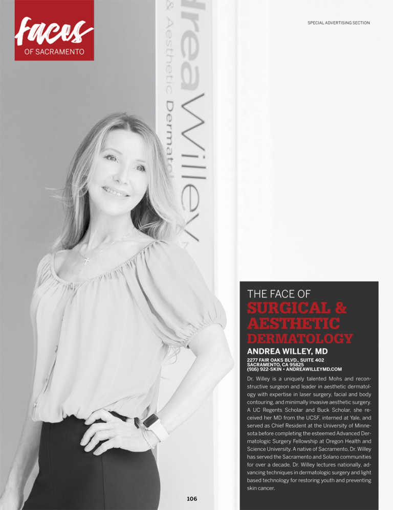 Faces of Sacramento Surgical & Aesthetic Dermatology Andrea Willey MD